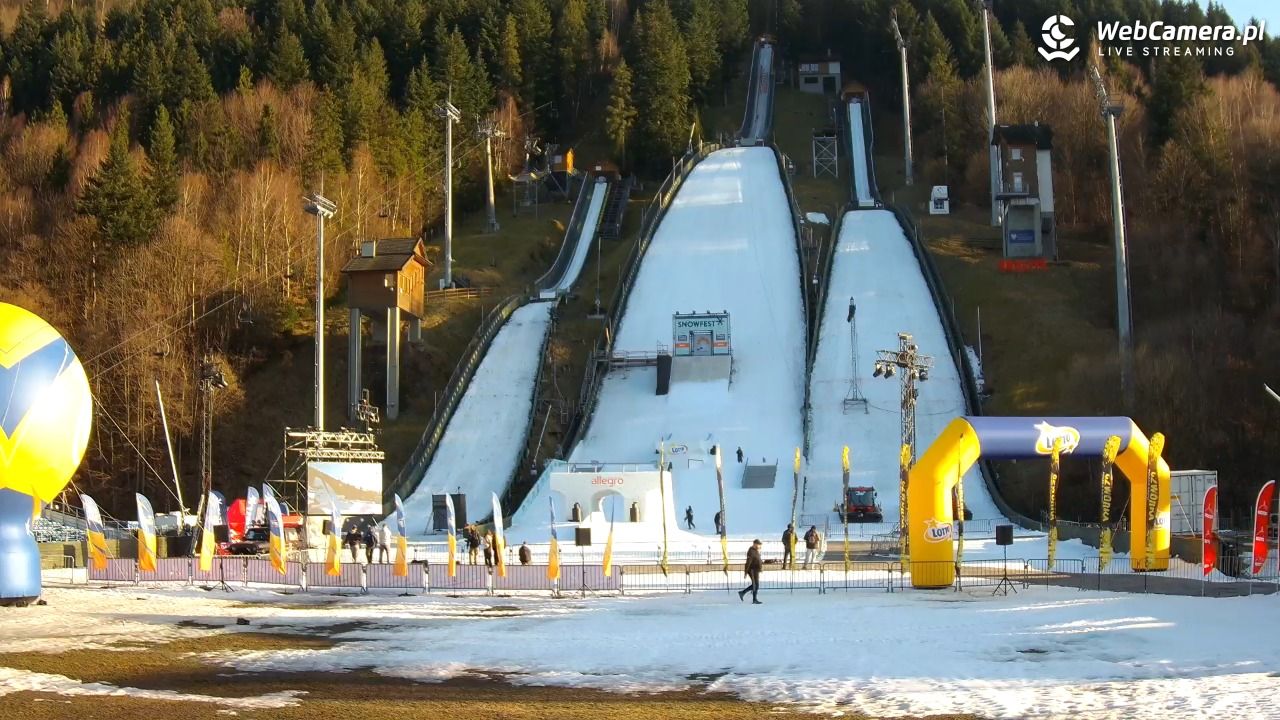COS SZCZYRK - widok na skocznie NOWOŚĆ - 06 marzec 2026, 16:13