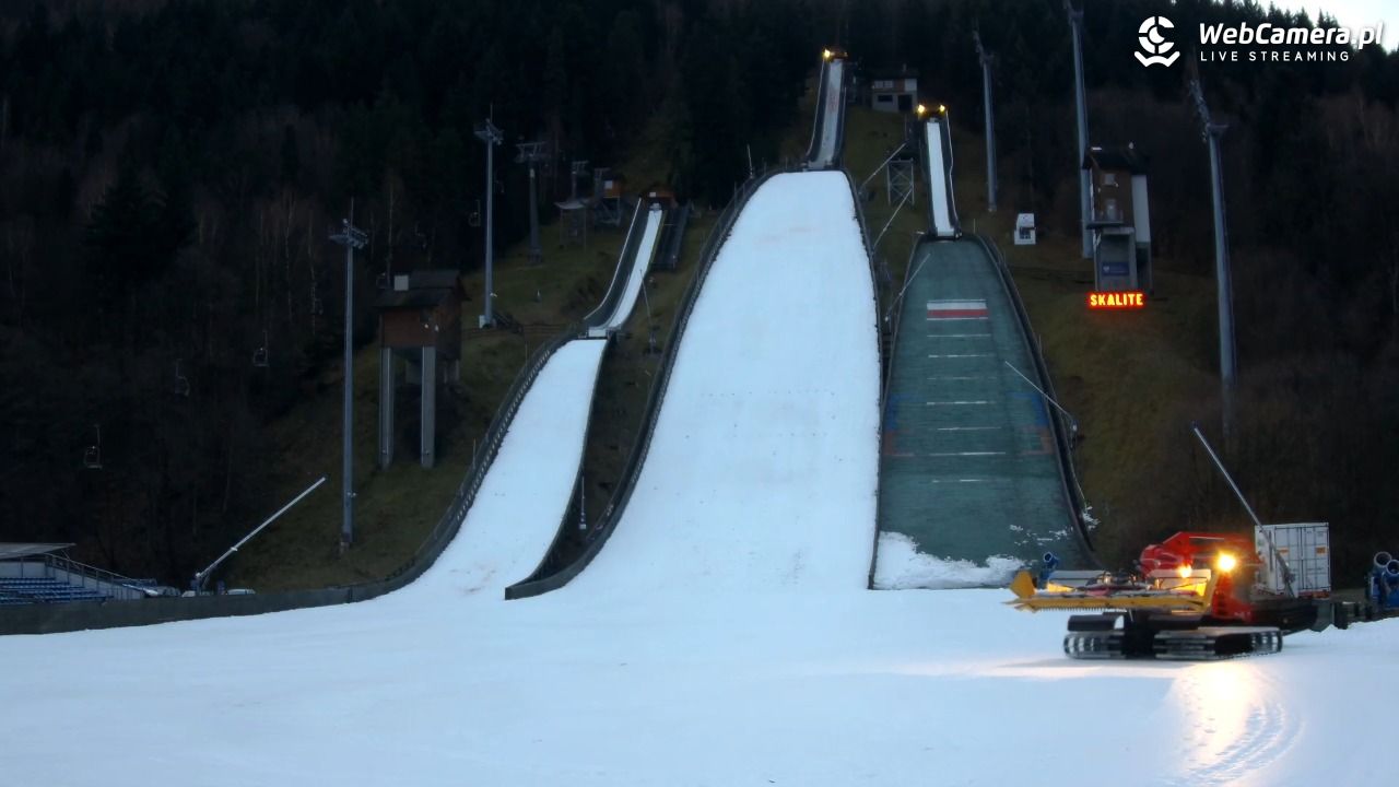 COS SZCZYRK - widok na skocznie NOWOŚĆ - 09 grudzień 2025, 07:15