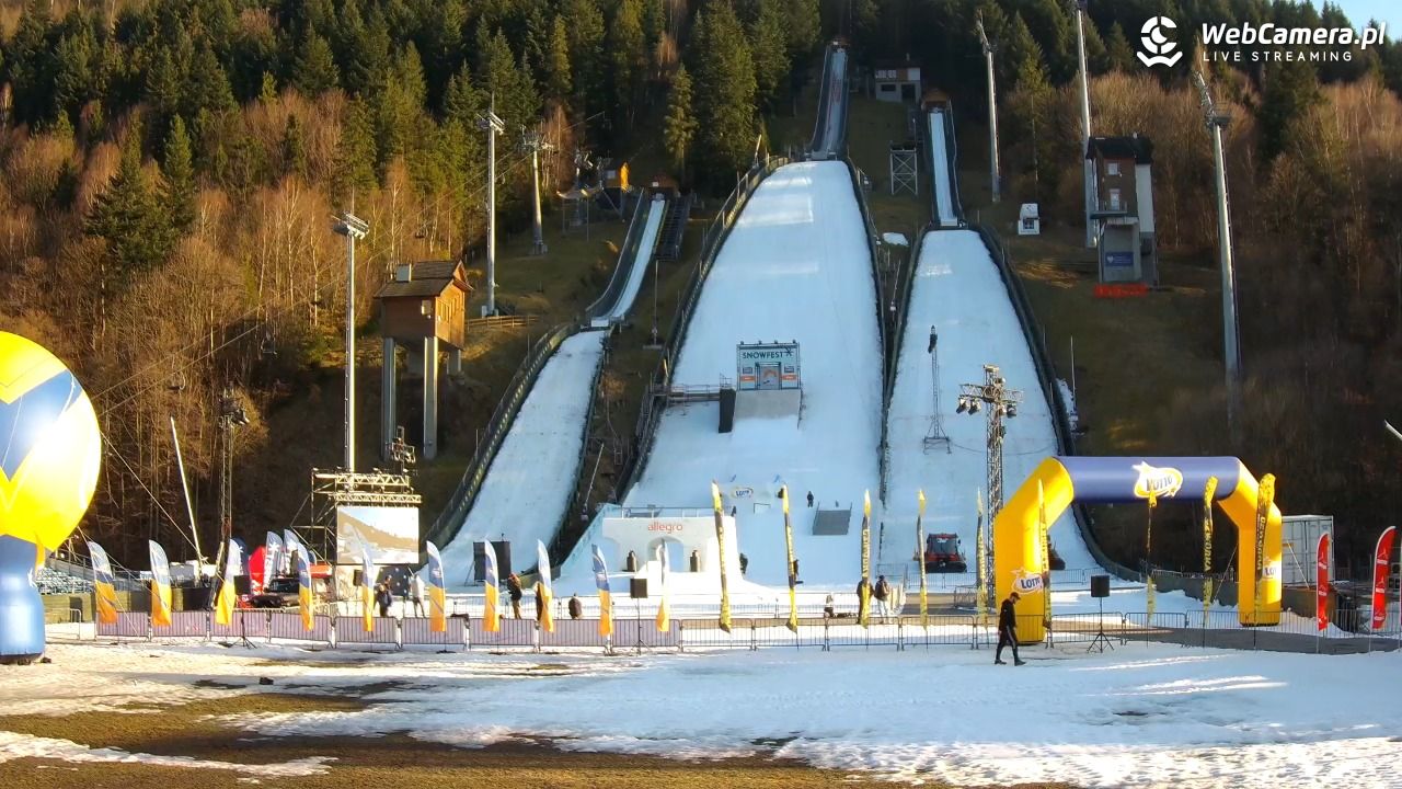 COS SZCZYRK - widok na skocznie NOWOŚĆ - 06 marzec 2026, 16:13
