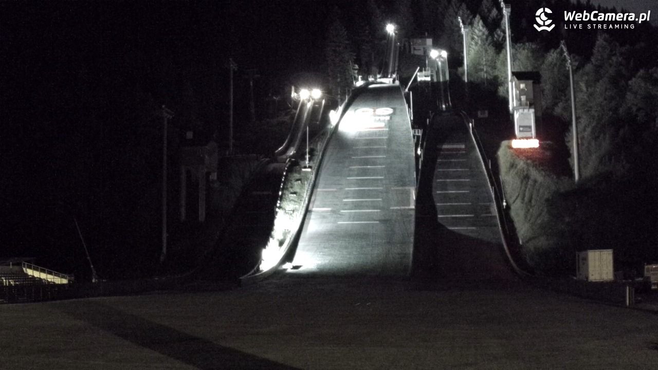 COS SZCZYRK - widok na skocznie NOWOŚĆ - 11 maj 2025, 22:01