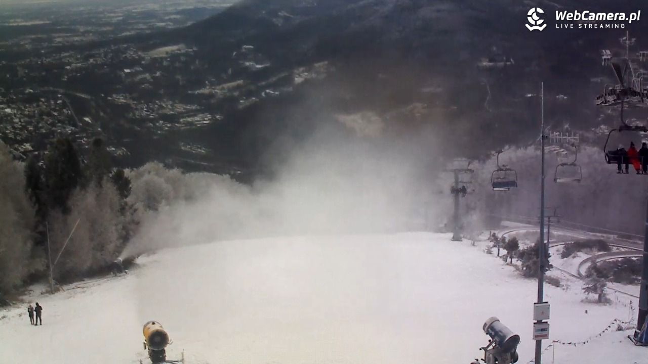 CZANTORIA - widok na kolej - 28 grudzień 2025, 11:50