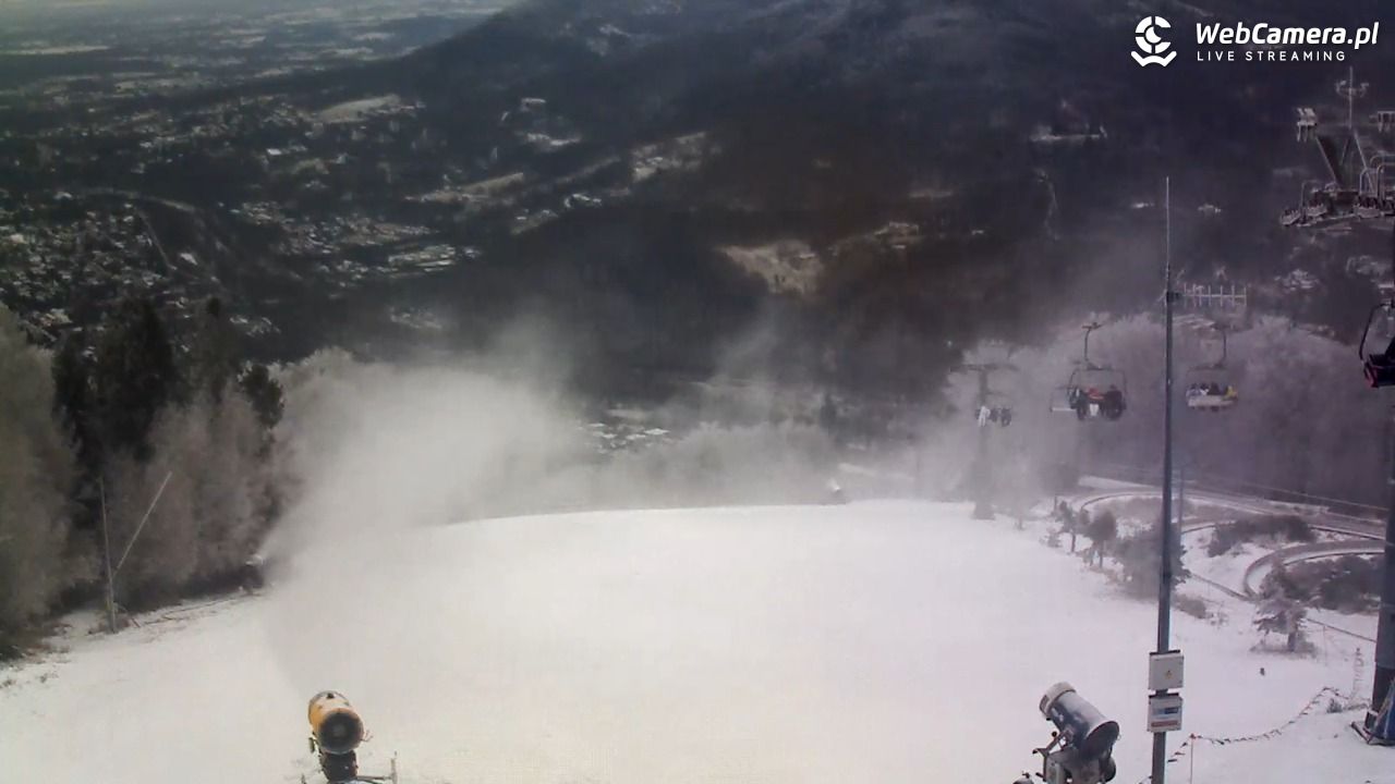 CZANTORIA - widok na kolej - 28 grudzień 2025, 12:02