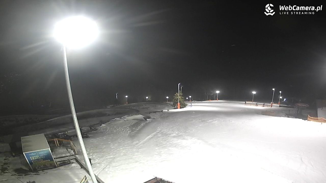 Ustroń - widok na stok - 17 styczeń 2026, 19:55