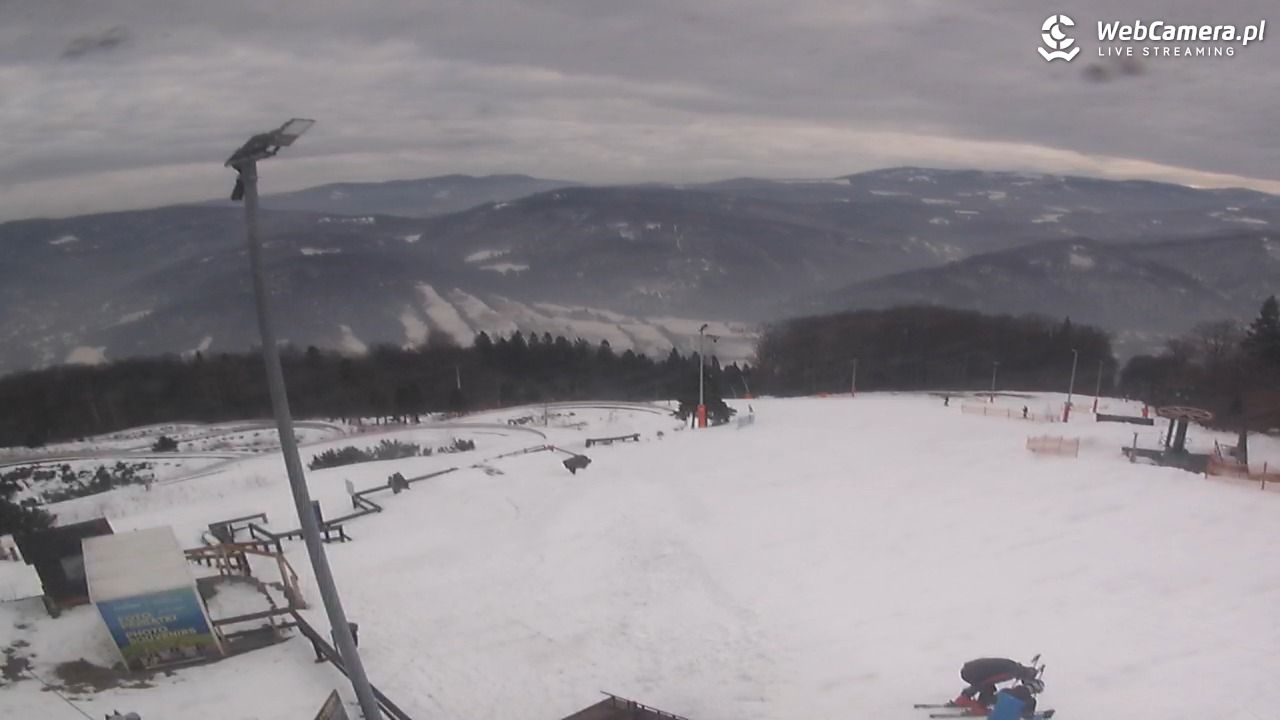 Ustroń - widok na stok - 23 styczeń 2026, 10:45
