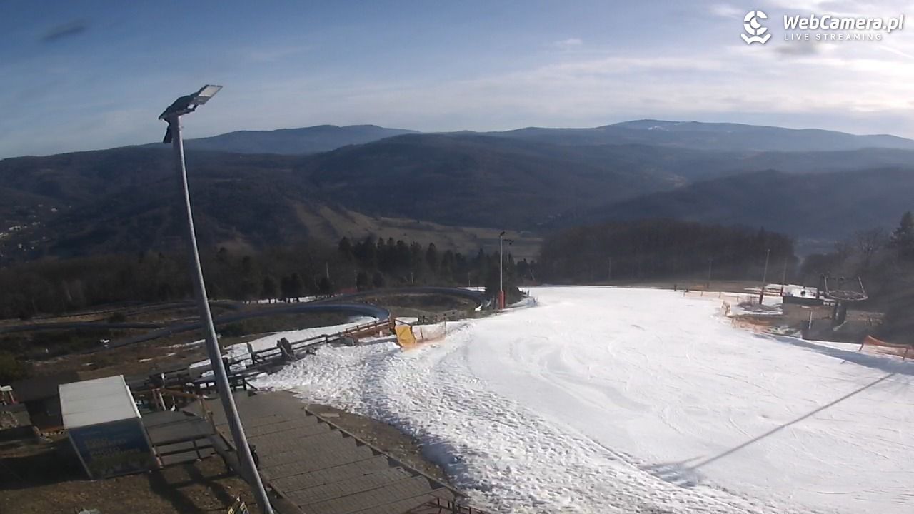 Ustroń - widok na stok - 08 marzec 2026, 08:51