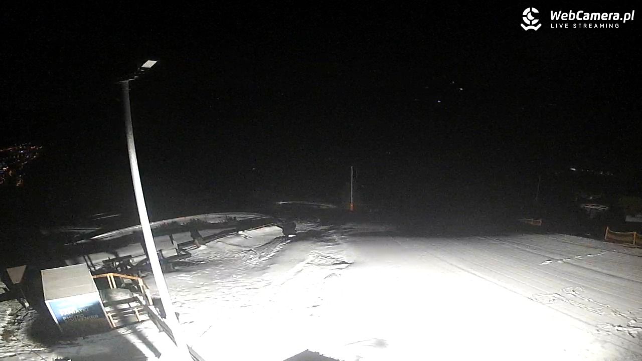 Ustroń - widok na stok - 20 styczeń 2026, 21:57