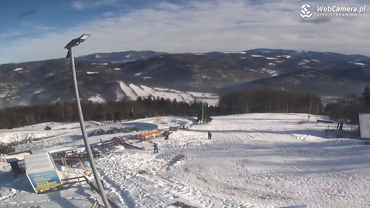 Ustroń - widok na stok - 30 listopad 2025, 11:03