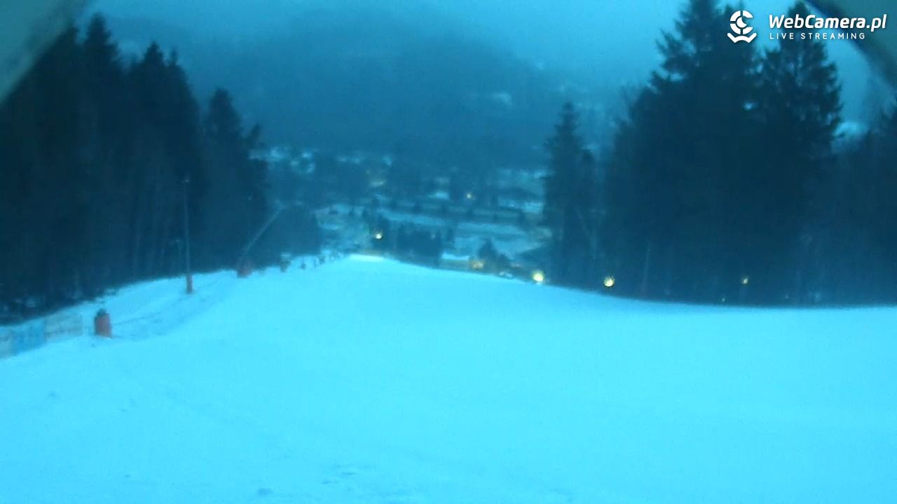 Czantoria w Ustroniu - widok na stok - 30 styczeń 2026, 07:04