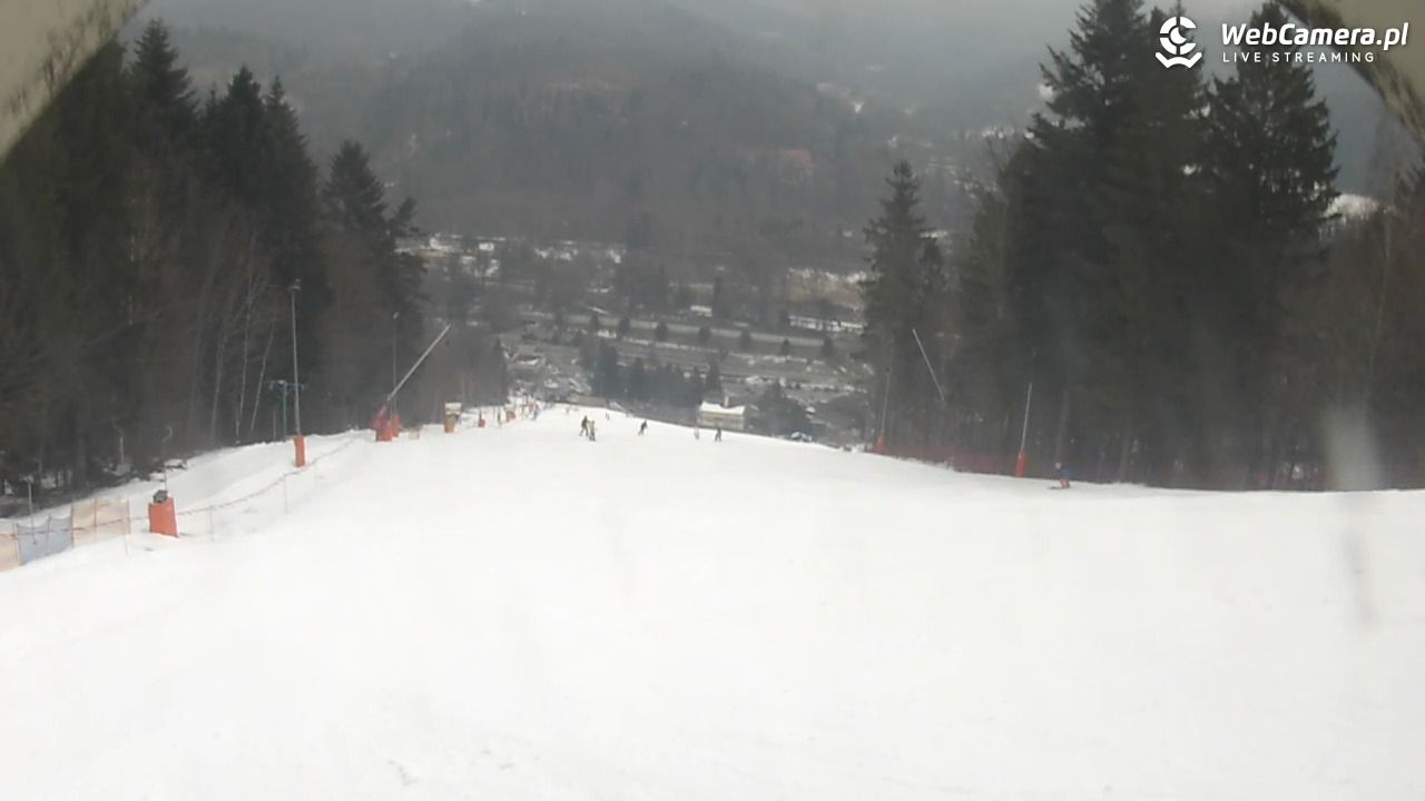 Czantoria w Ustroniu - widok na stok - 31 styczeń 2026, 13:42
