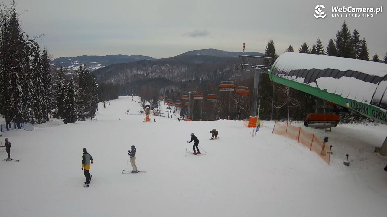 CZARNY GROŃ - Rzyki górna stacja - 14 styczeń 2026, 13:56