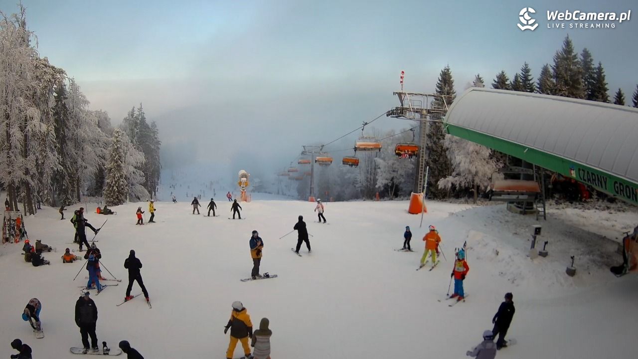 CZARNY GROŃ - Rzyki górna stacja - 27 grudzień 2025, 11:38