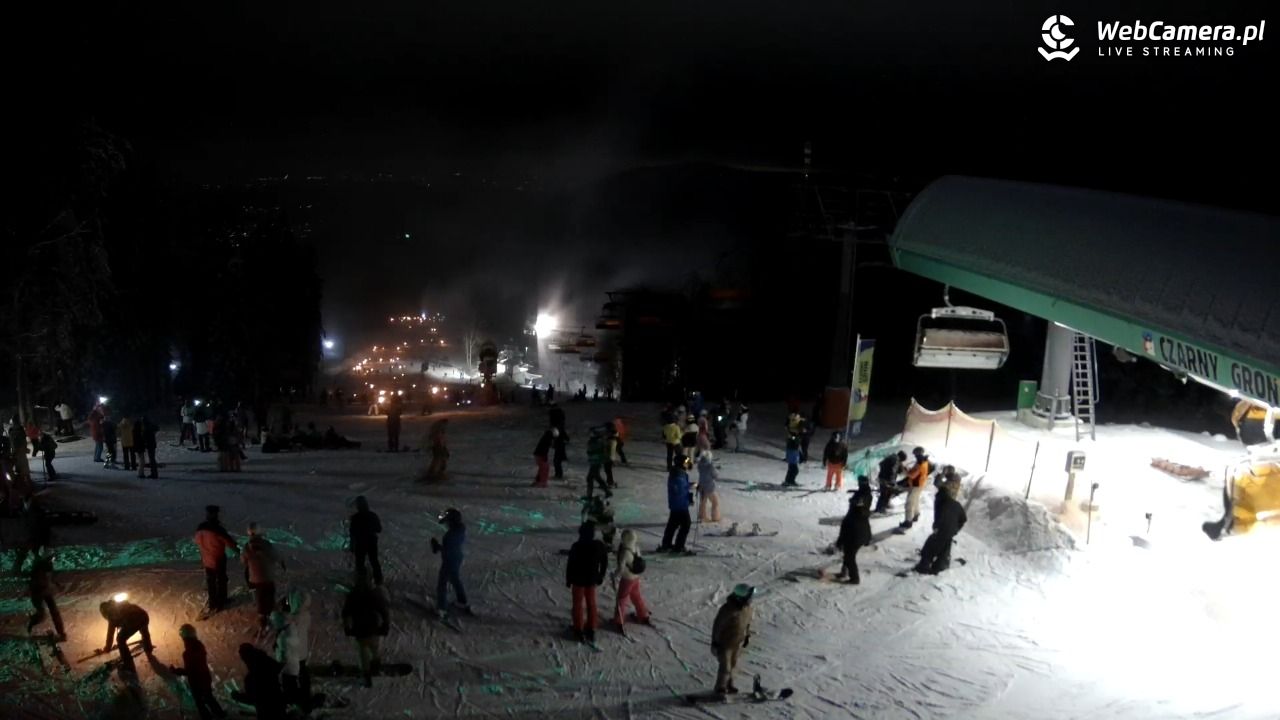 CZARNY GROŃ - Rzyki górna stacja - 31 grudzień 2025, 23:05