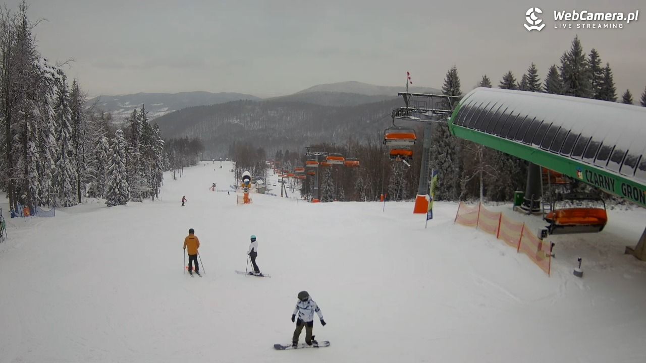 CZARNY GROŃ - Rzyki górna stacja - 12 styczeń 2026, 09:20