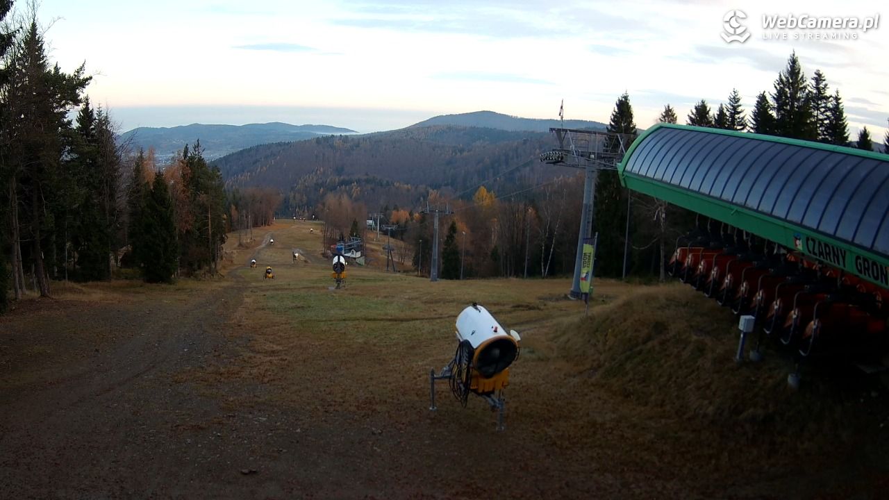 CZARNY GROŃ - Rzyki górna stacja - 08 listopad 2025, 07:25
