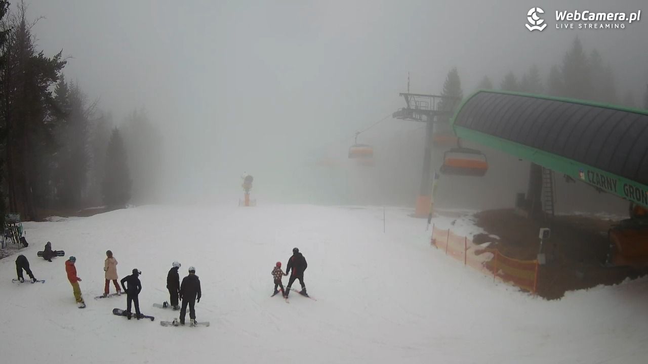 CZARNY GROŃ - Rzyki górna stacja - 14 grudzień 2025, 12:03