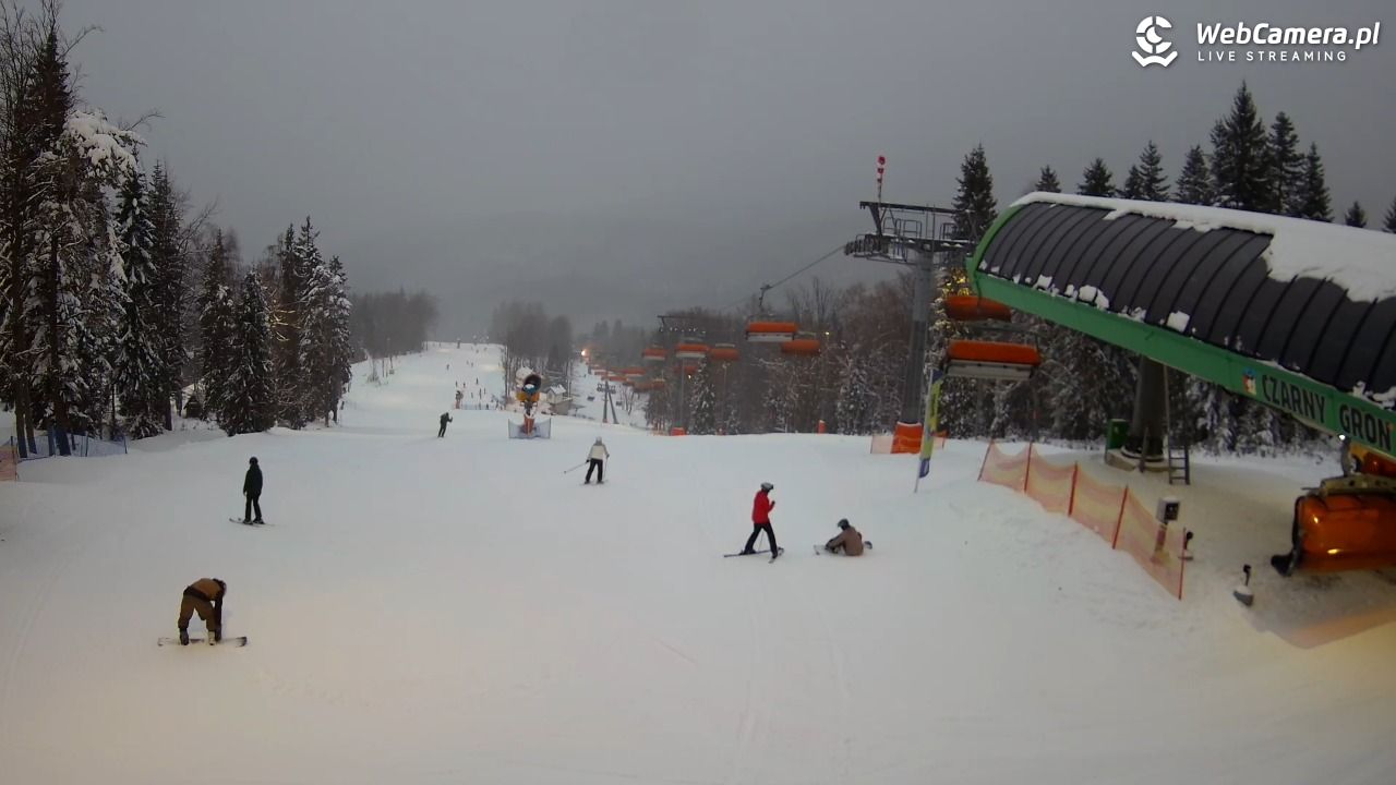 CZARNY GROŃ - Rzyki górna stacja - 21 luty 2026, 17:11
