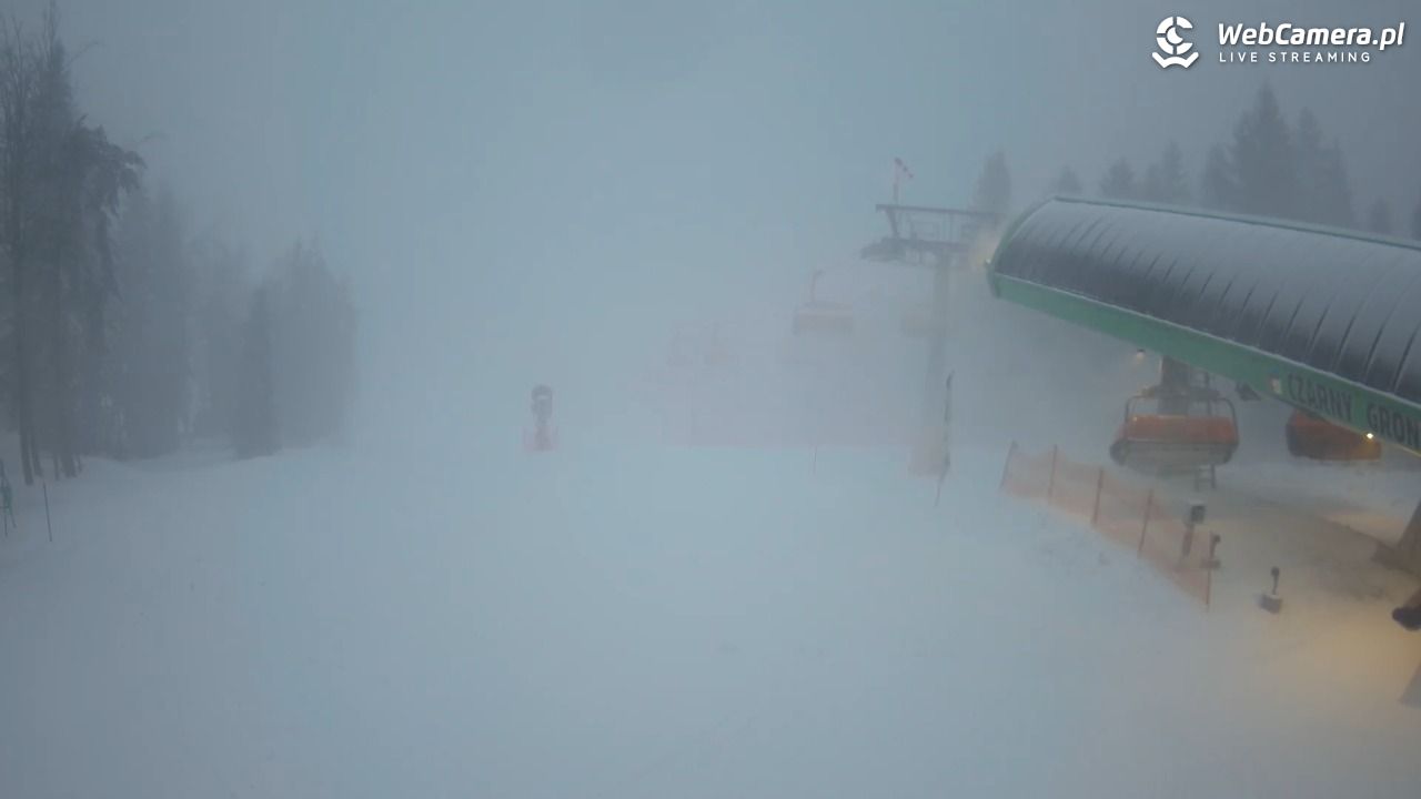 CZARNY GROŃ - Rzyki górna stacja - 31 grudzień 2025, 07:41