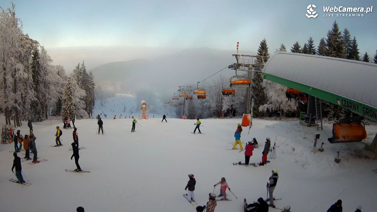 CZARNY GROŃ - Rzyki górna stacja - 27 grudzień 2025, 11:49