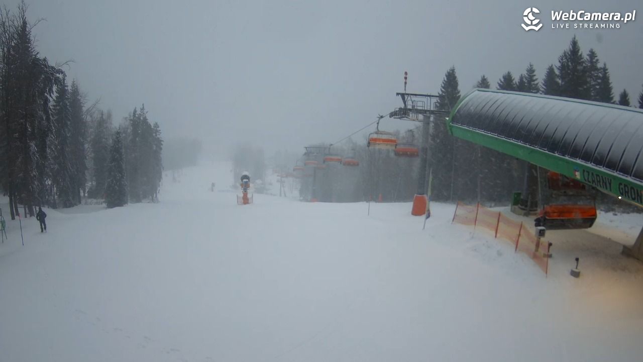 CZARNY GROŃ - Rzyki górna stacja - 31 grudzień 2025, 07:53