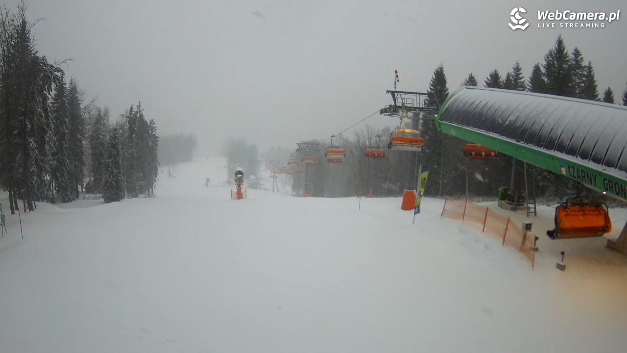 CZARNY GROŃ - Rzyki górna stacja - 31 grudzień 2025, 08:09
