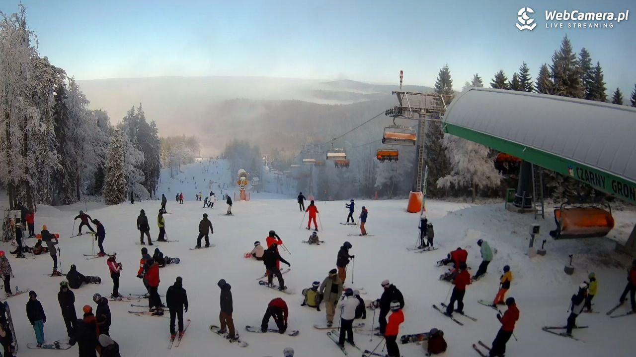 CZARNY GROŃ - Rzyki górna stacja - 27 grudzień 2025, 12:11