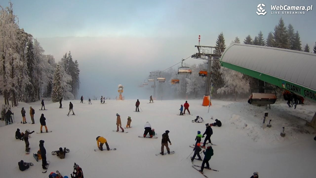 CZARNY GROŃ - Rzyki górna stacja - 27 grudzień 2025, 12:53