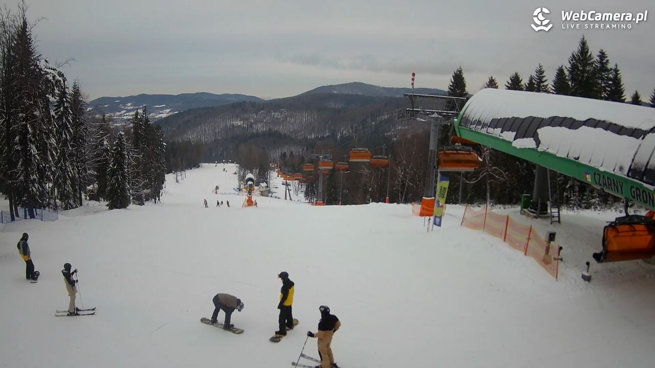 CZARNY GROŃ - Rzyki górna stacja - 14 styczeń 2026, 13:34