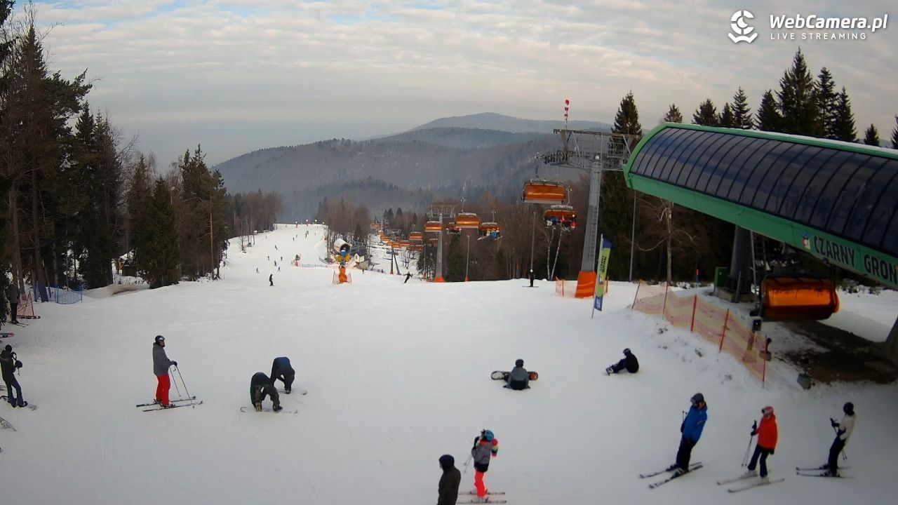 CZARNY GROŃ - Rzyki górna stacja - 23 styczeń 2026, 12:25
