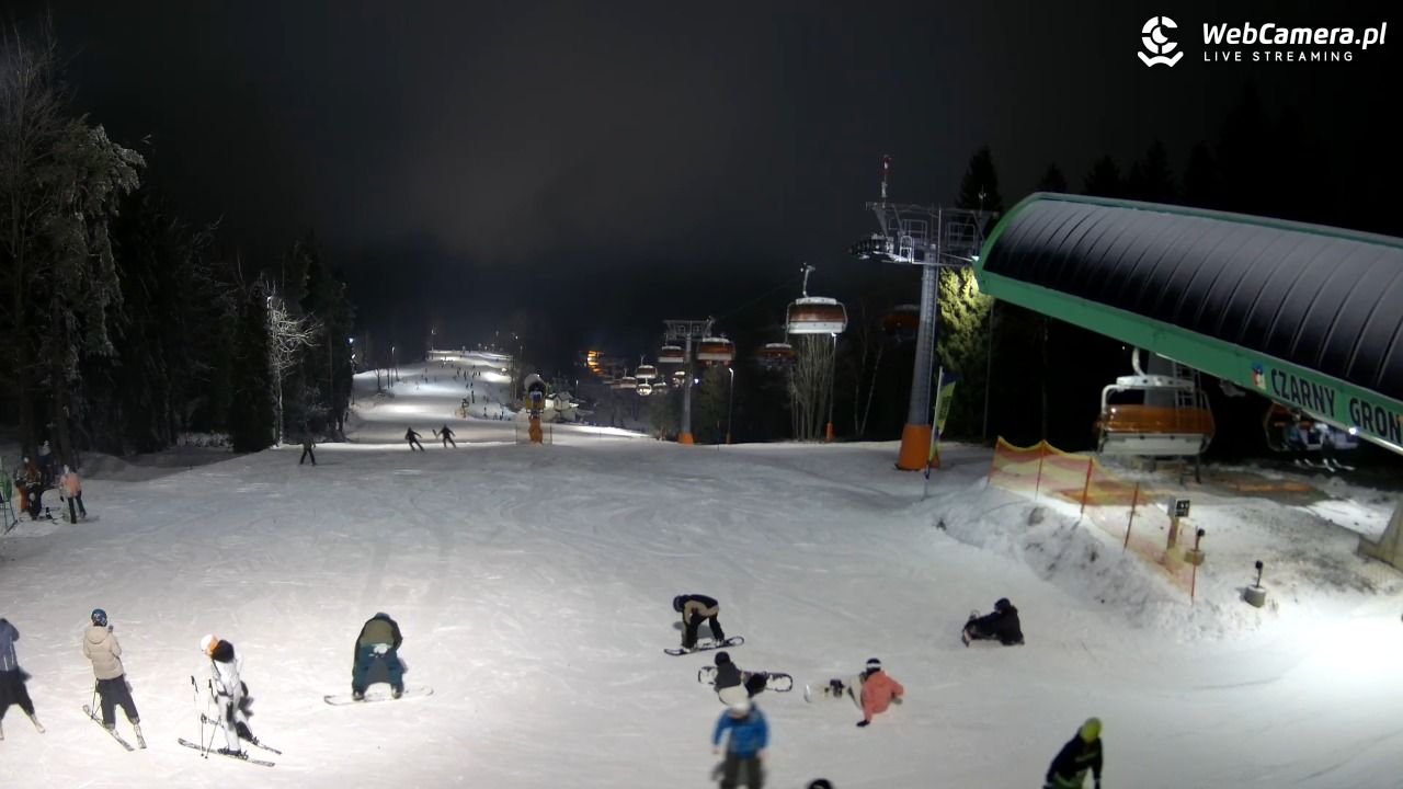 CZARNY GROŃ - Rzyki górna stacja - 27 grudzień 2025, 20:35