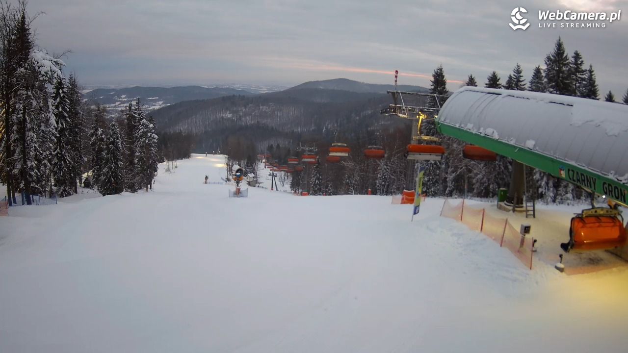 CZARNY GROŃ - Rzyki górna stacja - 22 luty 2026, 06:29