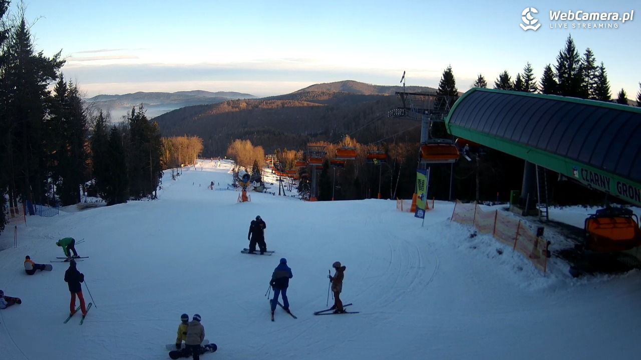 CZARNY GROŃ - Rzyki górna stacja - 25 styczeń 2026, 08:31