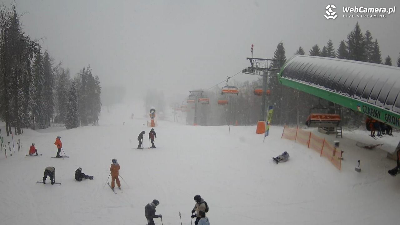 CZARNY GROŃ - Rzyki górna stacja - 31 grudzień 2025, 08:53
