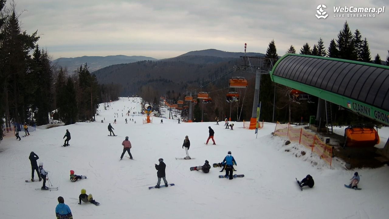 CZARNY GROŃ - Rzyki górna stacja - 28 styczeń 2026, 11:54