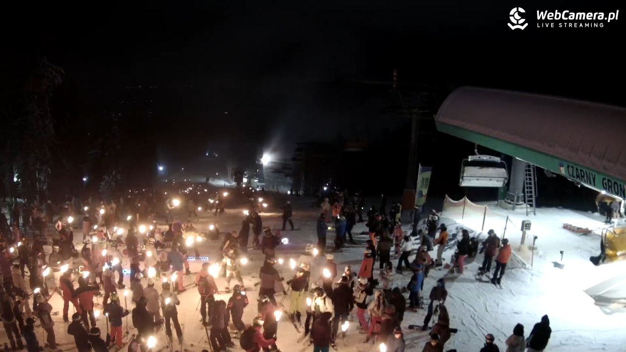 CZARNY GROŃ - Rzyki górna stacja - 31 grudzień 2025, 22:59