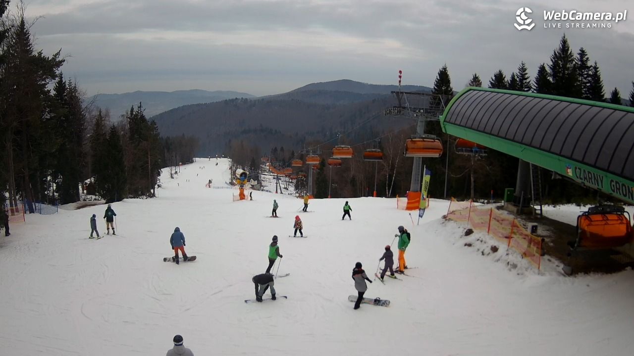 CZARNY GROŃ - Rzyki górna stacja - 28 styczeń 2026, 14:20