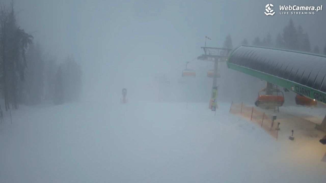 CZARNY GROŃ - Rzyki górna stacja - 31 grudzień 2025, 07:41