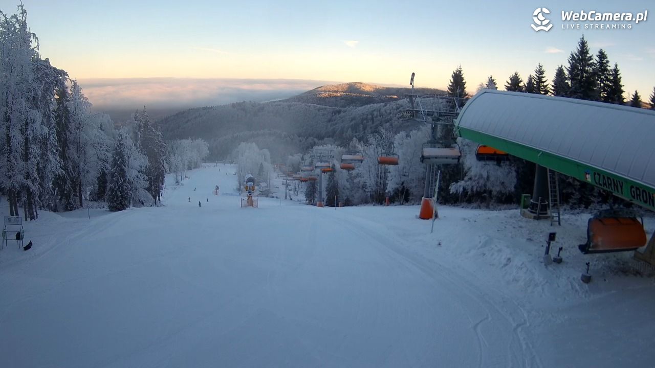 CZARNY GROŃ - Rzyki górna stacja - 27 grudzień 2025, 08:14