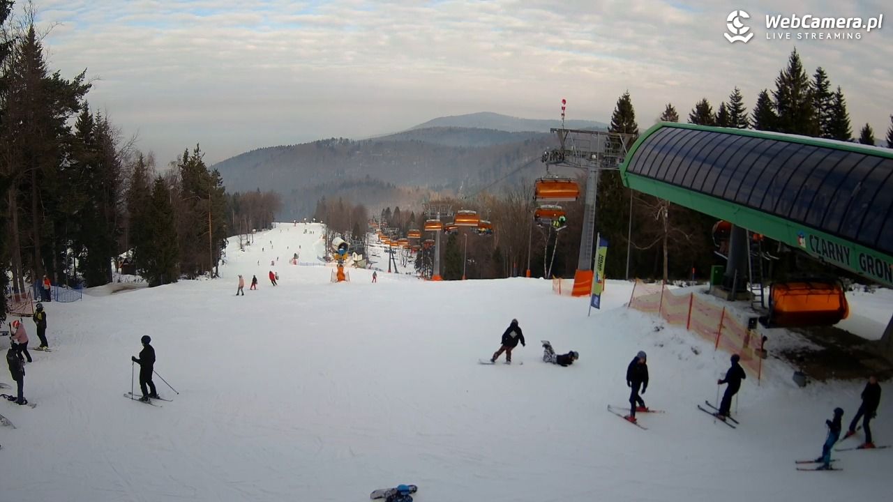 CZARNY GROŃ - Rzyki górna stacja - 23 styczeń 2026, 12:30
