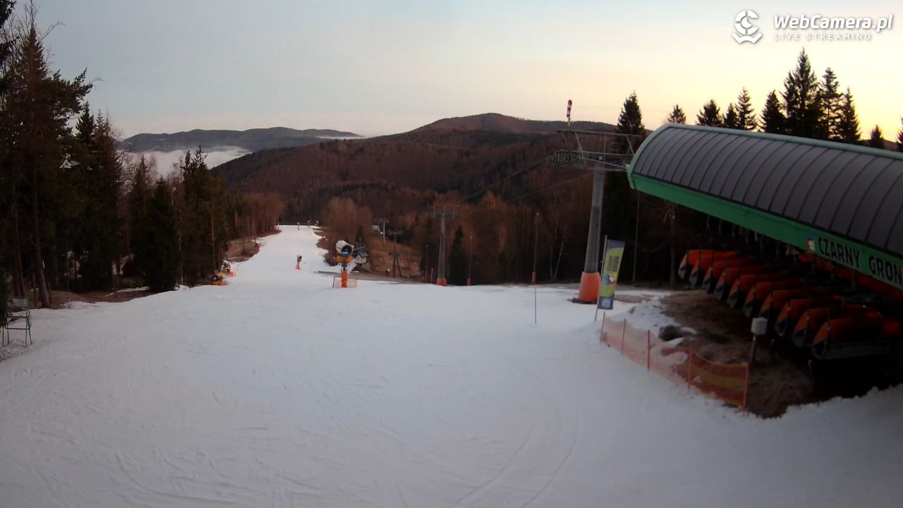 CZARNY GROŃ - Rzyki górna stacja - 15 grudzień 2025, 07:17