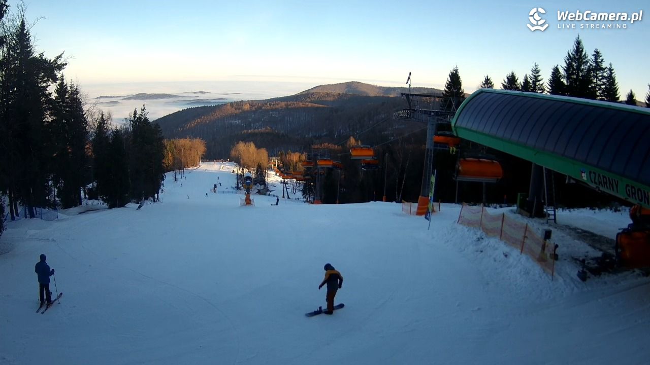 CZARNY GROŃ - Rzyki górna stacja - 16 styczeń 2026, 08:42
