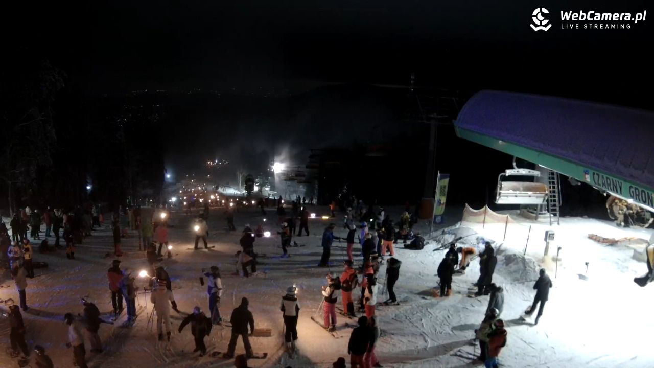 CZARNY GROŃ - Rzyki górna stacja - 31 grudzień 2025, 23:03