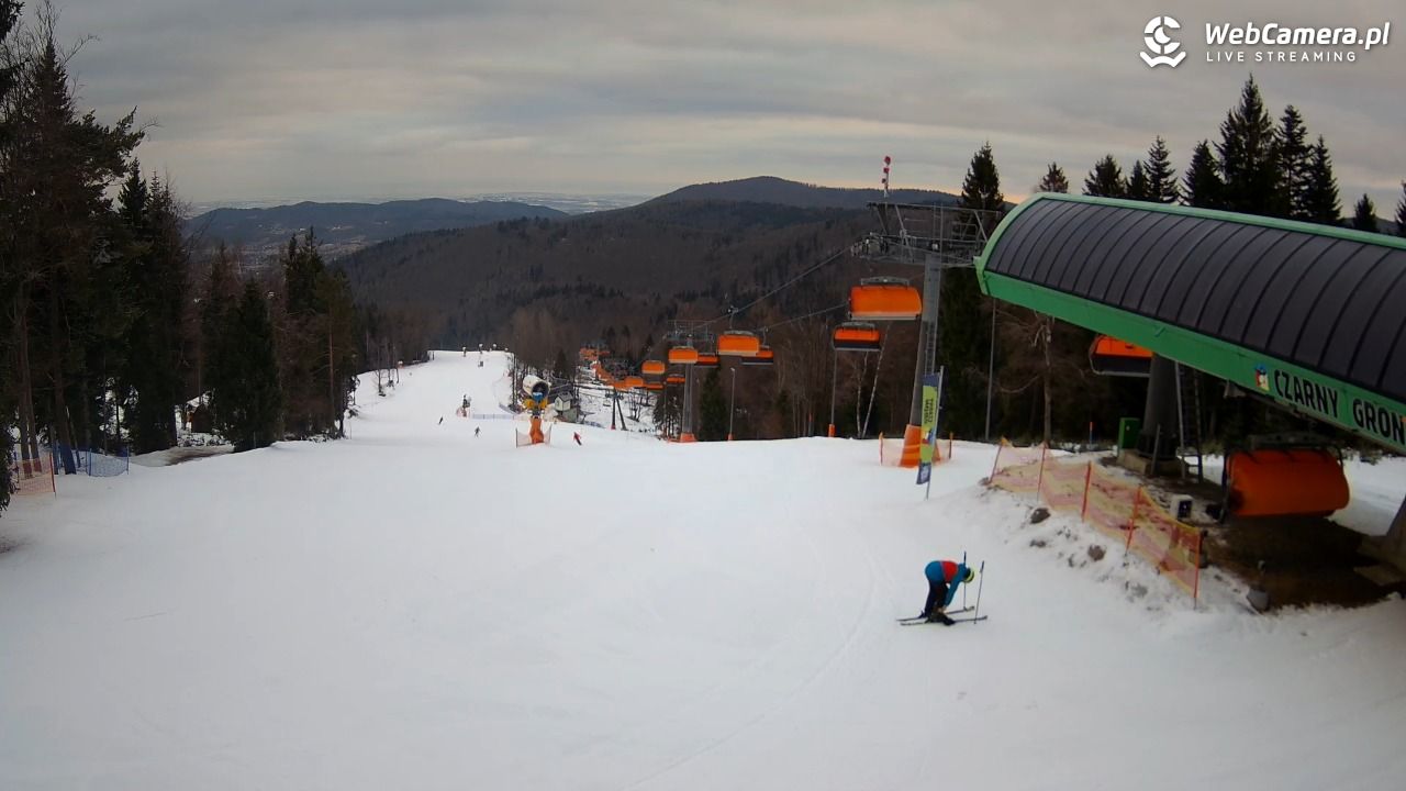 CZARNY GROŃ - Rzyki górna stacja - 27 styczeń 2026, 08:31