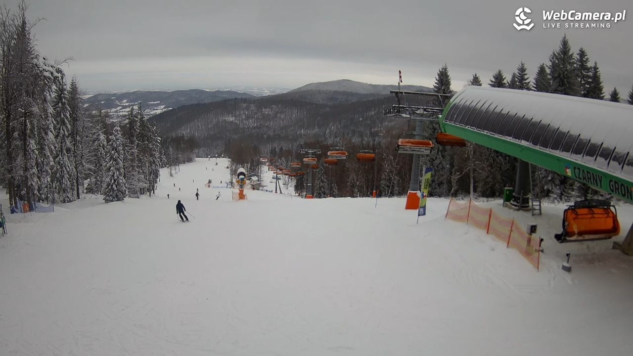 CZARNY GROŃ - Rzyki górna stacja - 12 styczeń 2026, 11:00