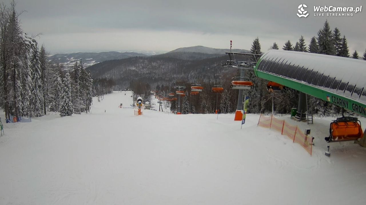 CZARNY GROŃ - Rzyki górna stacja - 12 styczeń 2026, 10:30