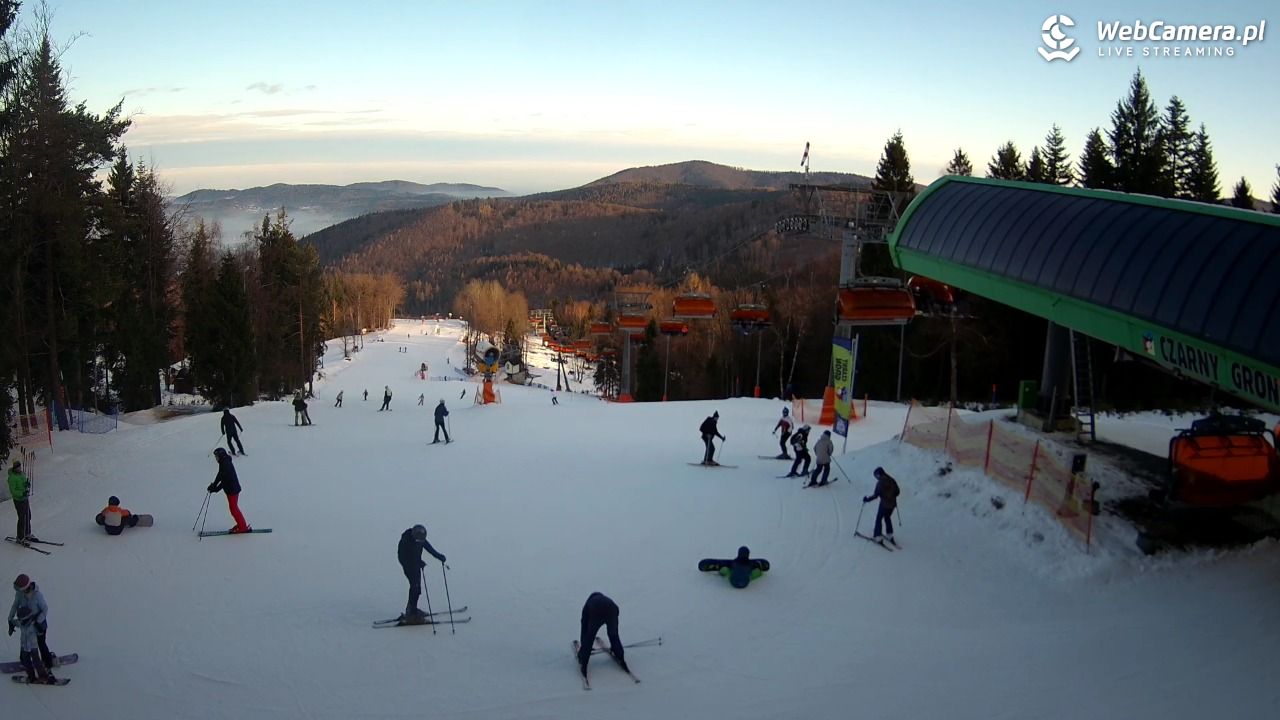 CZARNY GROŃ - Rzyki górna stacja - 25 styczeń 2026, 08:47