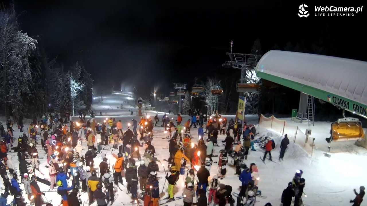 CZARNY GROŃ - Rzyki górna stacja - 31 grudzień 2025, 22:57