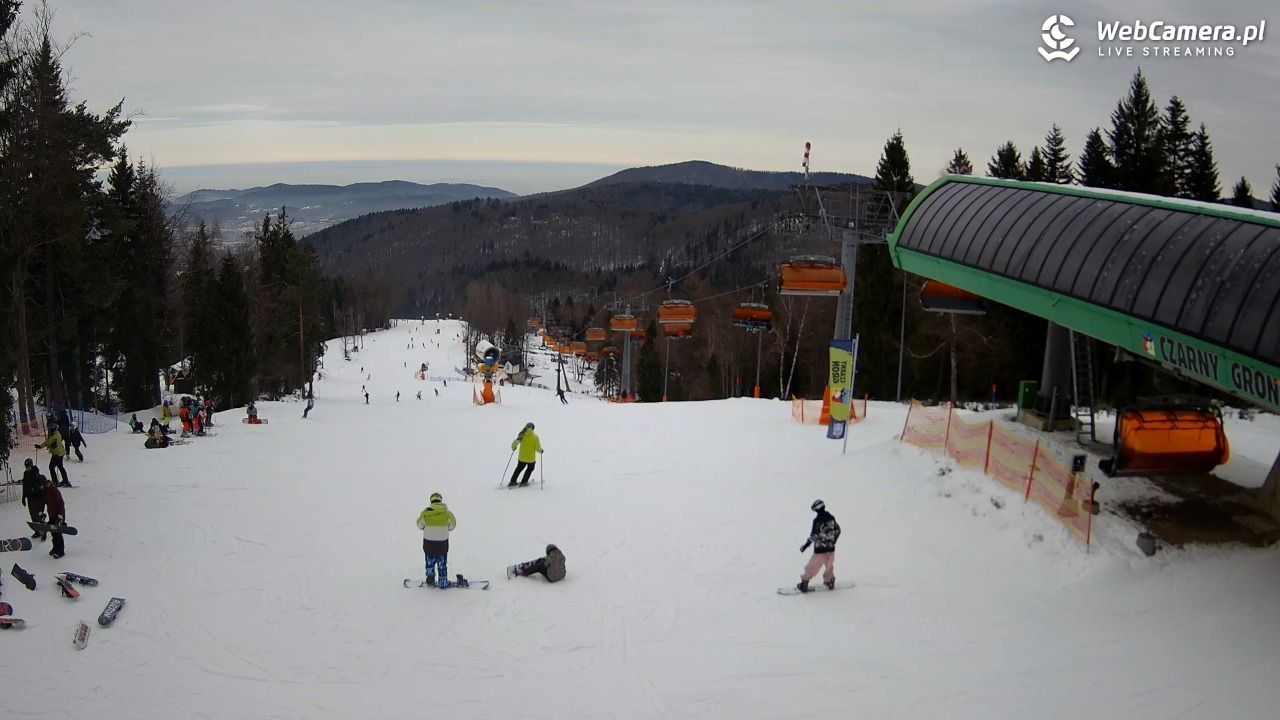 CZARNY GROŃ - Rzyki górna stacja - 22 styczeń 2026, 12:45