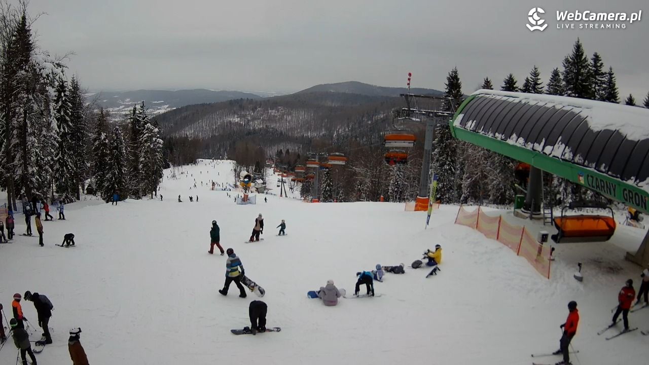 CZARNY GROŃ - Rzyki górna stacja - 21 luty 2026, 12:58