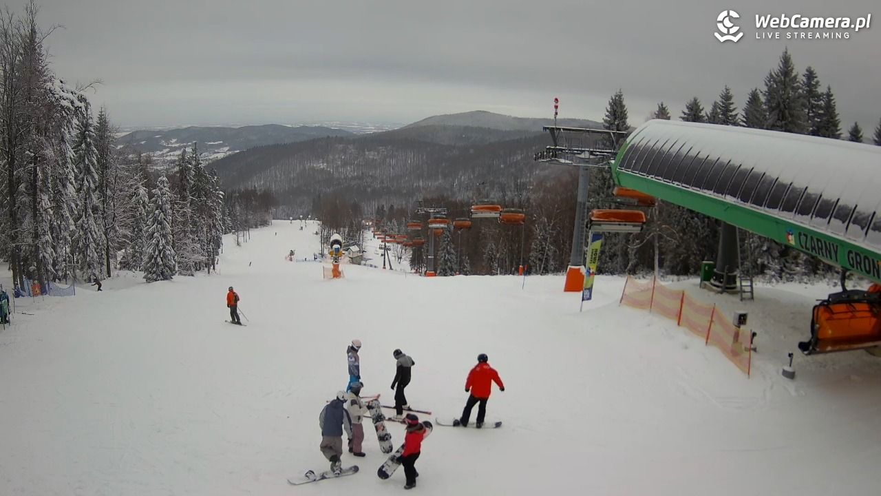 CZARNY GROŃ - Rzyki górna stacja - 12 styczeń 2026, 11:12