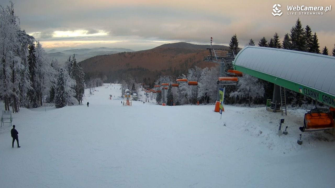CZARNY GROŃ - Rzyki górna stacja - 27 grudzień 2025, 14:56